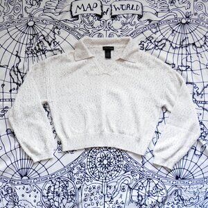 Design 365 || Speckled Johnny Collar Sweater